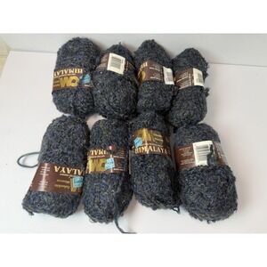 Columbia Minerva Himalaya Acrylic Mohair Nylon‎ Yarn Lot Of 8 93 Yds Each